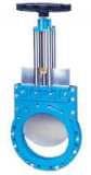 Blue knife-edge gate valve for pipeline isolation