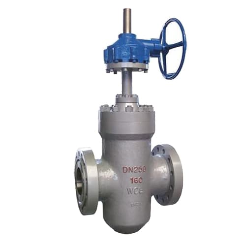 Industrial through-conduit gate valve